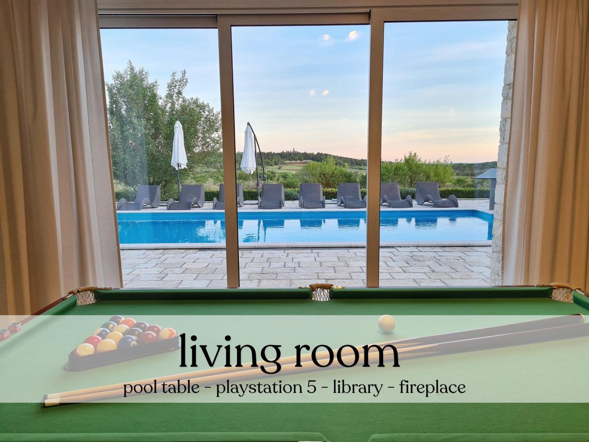 Spacious Villa With Pool, Indoor Jacuzzi And Sauna Near Porec Višnjan Екстериор снимка