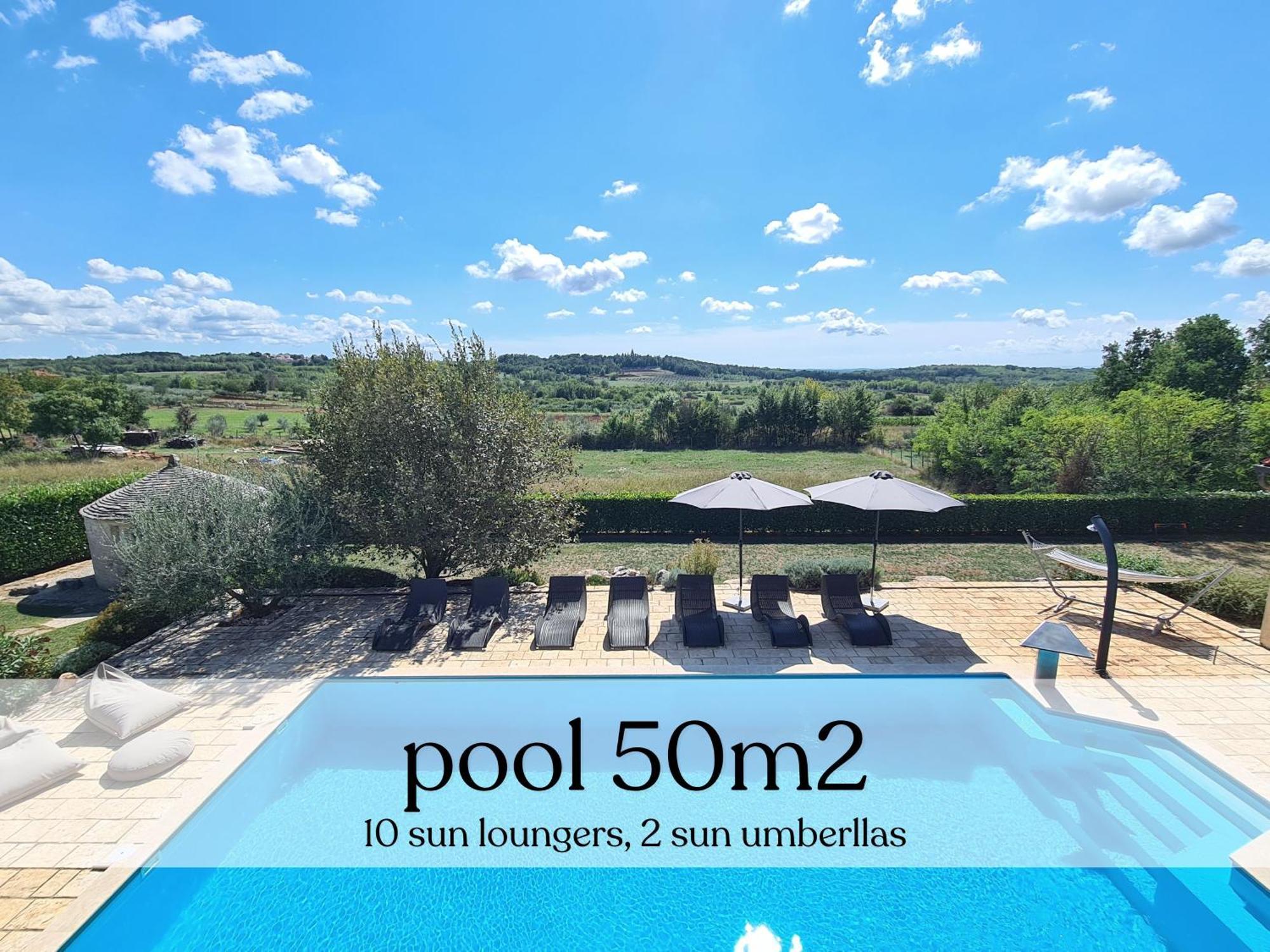 Spacious Villa With Pool, Indoor Jacuzzi And Sauna Near Porec Višnjan Екстериор снимка